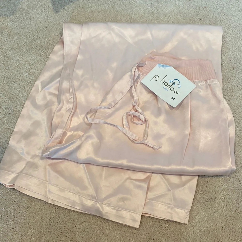 PJ Harlow blush Julie pajama pants - Picture 1 of 3